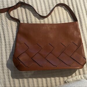 Brown Leather Shoulder Bag